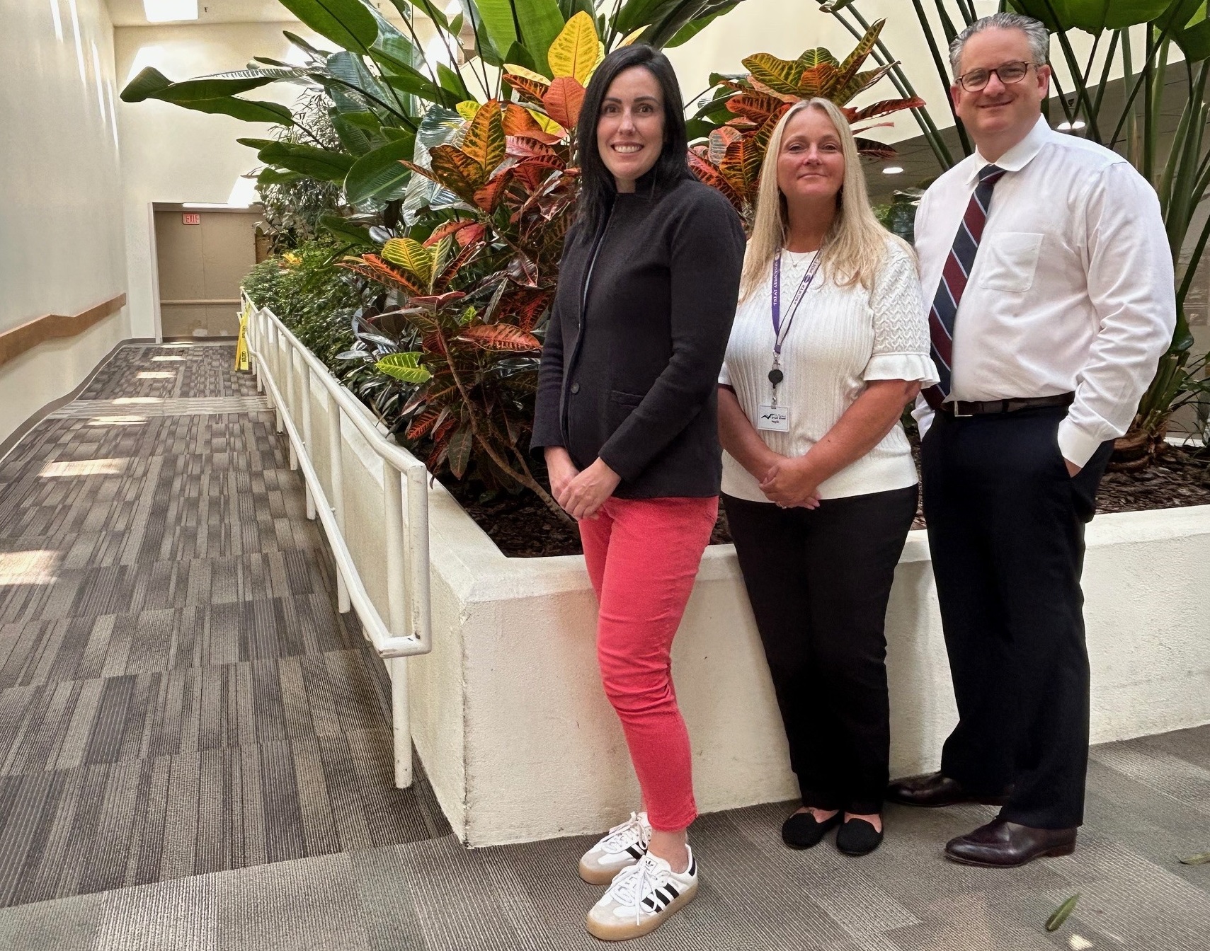 Day Treatment Program staff members Leslie Gordon, Amy Bille and Todd Kerensky, MD