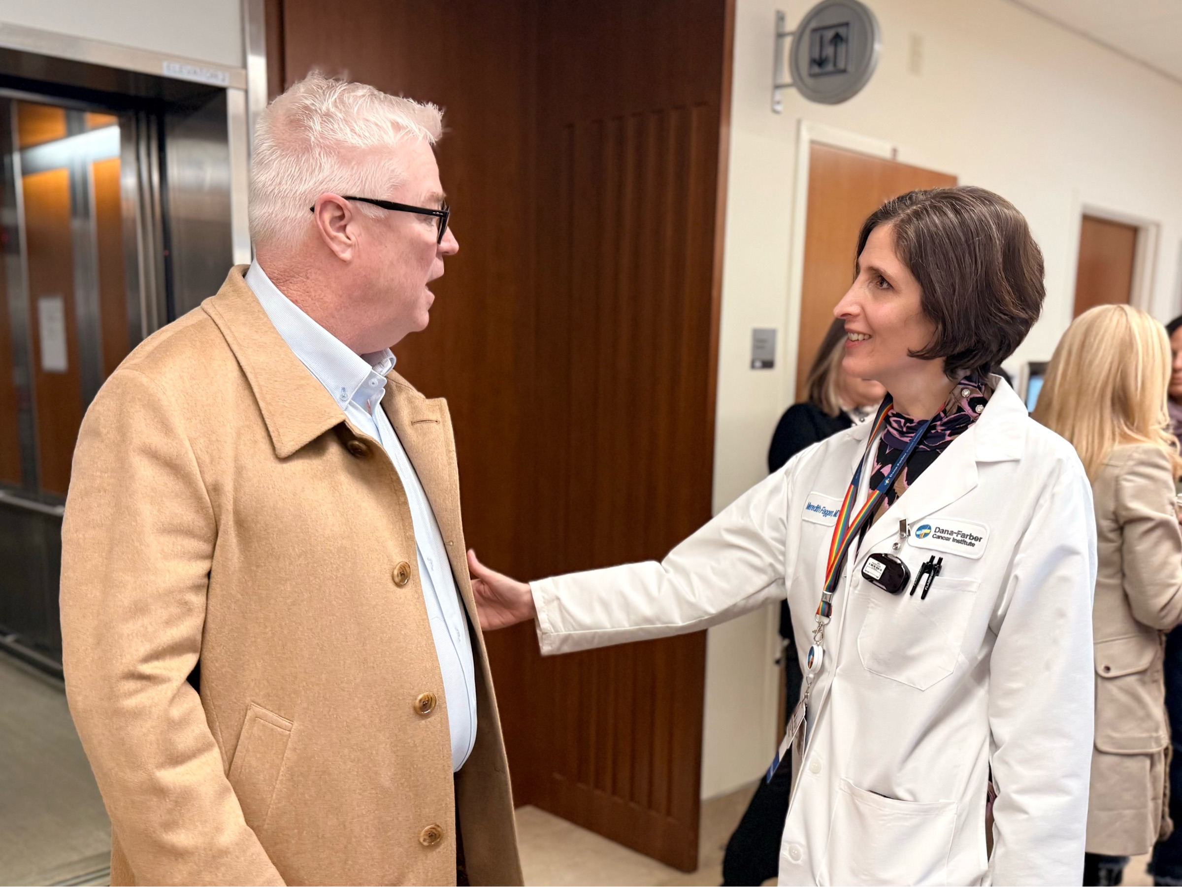 Meredith Faggen meets with Kevin Kennefick