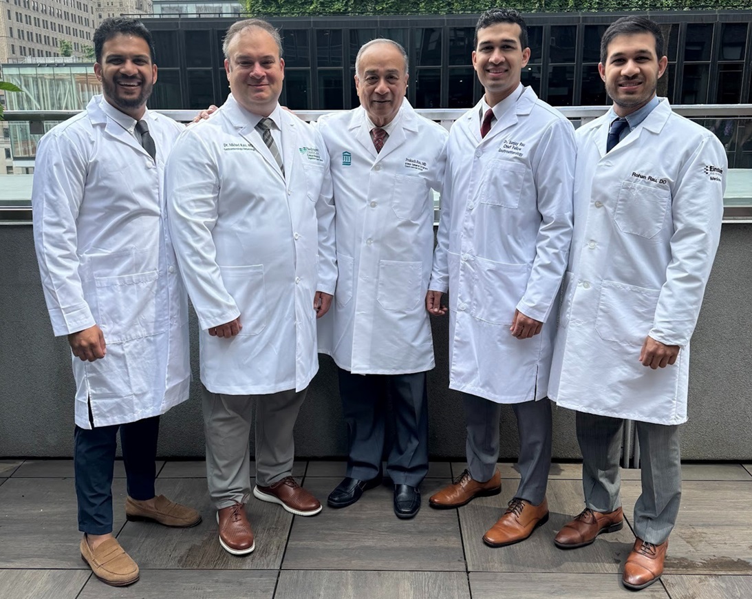Gastroenterologists Prashanth, Nikhiel, Prakash, Sanjay and Rohan Rau 