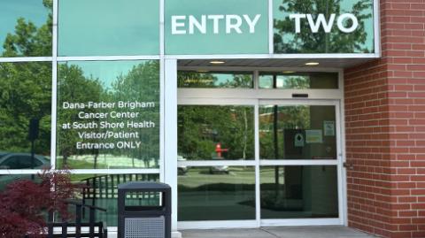 The exterior of the South Shore Health facility at 51 Performance Drive Entry 2 Weymouth