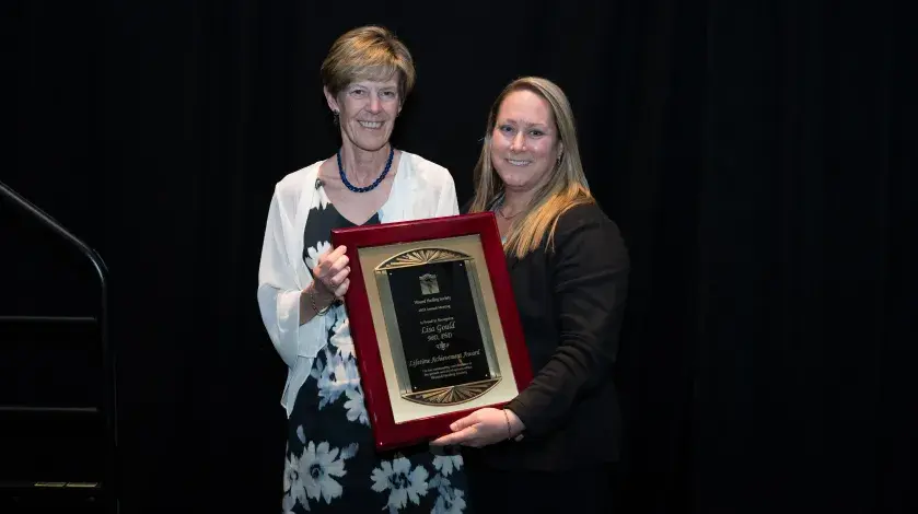 Dr. Lisa J. Gould receives lifetime achievement award
